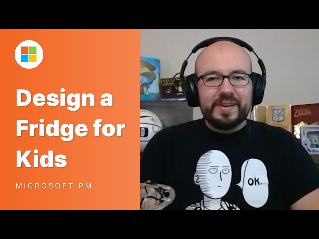 Microsoft Product Manager Mock Interview: Design Fridge for Kids