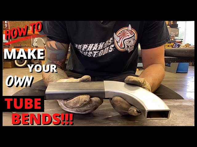 How To Make Rectangle Tube Bends WITHOUT a Bender in ANY Size + Radius!!