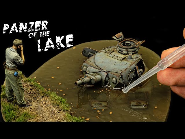 Panzer Of The Lake - Epoxy Resin Water Diorama