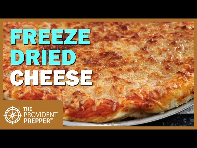 Food Storage: Freeze Dried Shredded Cheeses