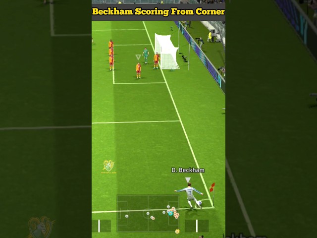 Beckham Scoring From The Corner | eFootball 2024 Mobile