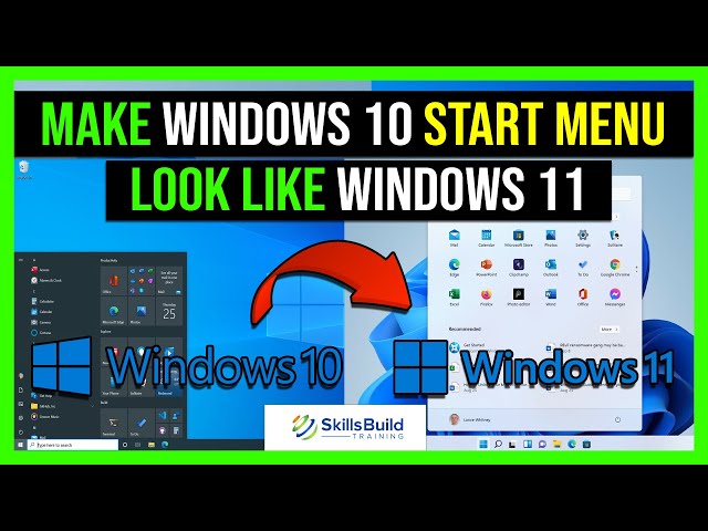 🔥 Make Windows 10 Start Menu Look Like Windows 11 with Start11 + Rainmeter
