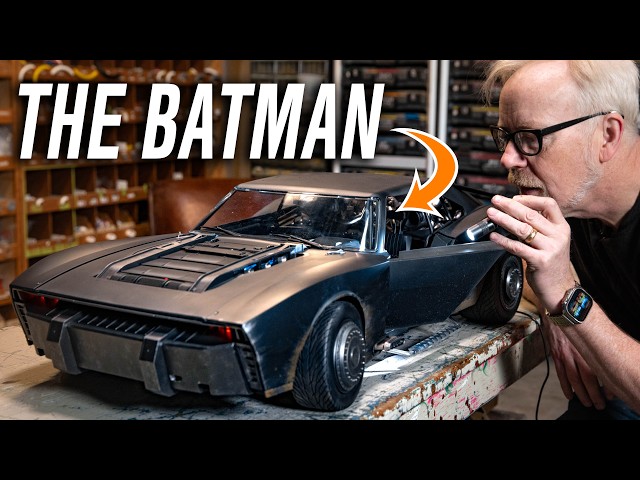Adam Savage Unboxes The Batmobile from The Batman (2022)!