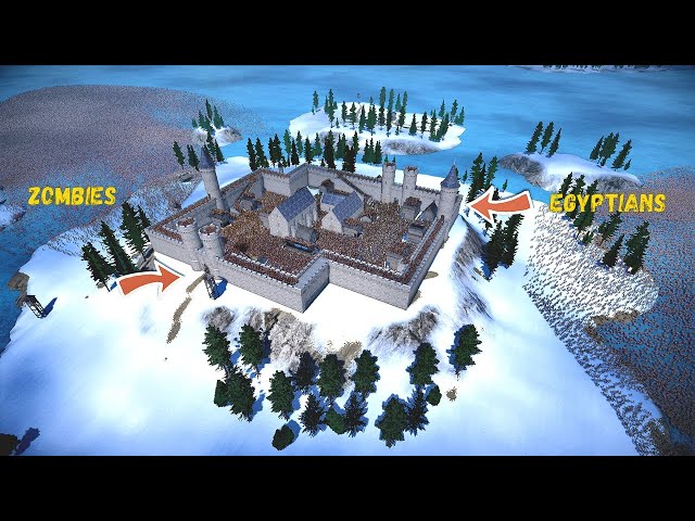 Castle Siege: Egyptians - Rome - Zombies - UEBS 2