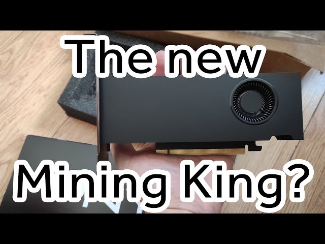 NVIDIA RTX A2000 - The New mining king?