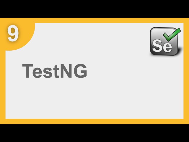 Selenium Framework for Beginners 9 | What is TestNG | How to install TestNG for Selenium