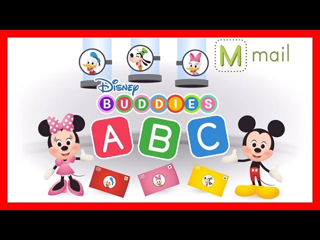 Disney Buddies ABCs: ABC Song & Game w/ Mickey Mouse - Learn the Alphabet - Educational App for Kids