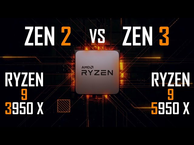 Ryzen 9 3950x VS 5950x [AMD ZEN 2 VS ZEN 3] Difference in percentage