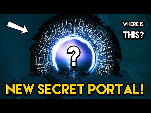 Destiny 2 - SECRET PORTAL LEADS SOMEWHERE NEW! Hidden Portal Mystery