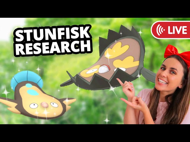 Shiny Stunfisk Research Day #PokemonGO
