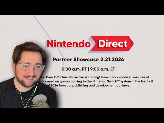 Watching the new Nintendo Direct!