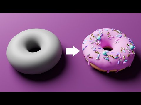 Blender 4.0 Beginner Donut Tutorial (NEW)