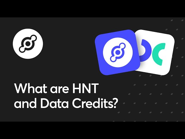 What are HNT and Data Credits?