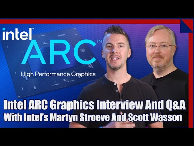 Intel Arc Graphics Q&A With Martyn Stroeve And Scott Wasson!