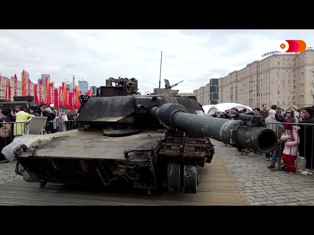 Russia exhibits Western 'trophy' tanks captured in Ukraine | REUTERS