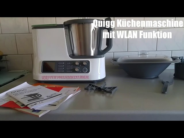 QUIGG / Ambiano Aldi Küchenmaschine mit WLAN Funktion Zubehör 2017