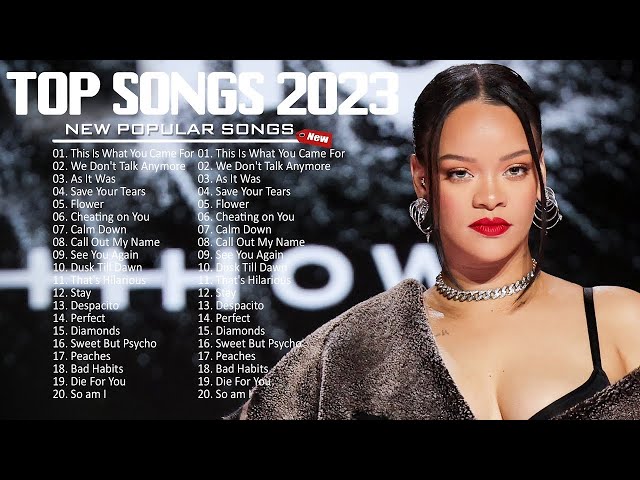 Top Hits 2023 - Rihanna, Dua Lipa, Miley Cyrus, Ava Max, Adele, Bruno Mars, Ed Sheeran