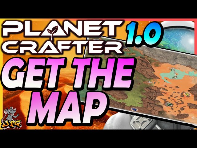 PLANET CRAFTER TIPS - How To Unlock The Map And Find ALL Resource Caves