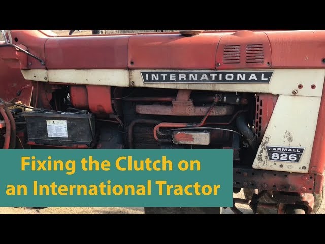 Adjusting the clutch on an International 826, 806 tractor
