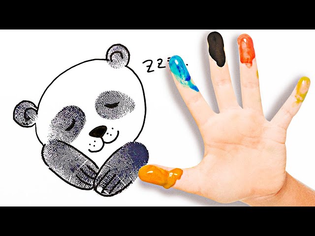 AWESOME FINGERPRINT DRAWING TUTORIALS TO DRAW WITH YOUR KIDS