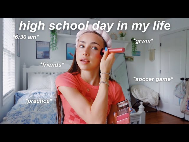high school day in my life vlog *productive + fun*