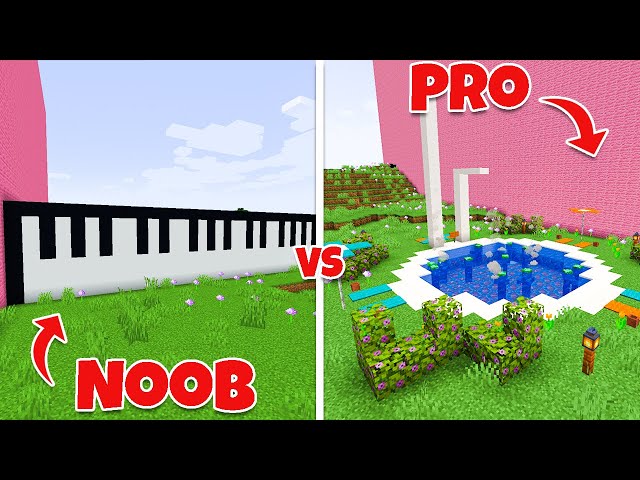 Aphmau Crew builds for their VALENTINE | NOOB vs PRO