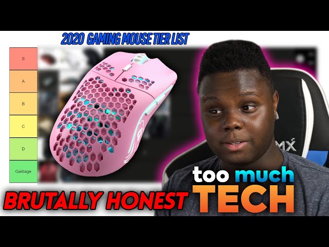 2020 BRUTALLY HONEST GAMING MICE TIER LIST - Too Much Tech