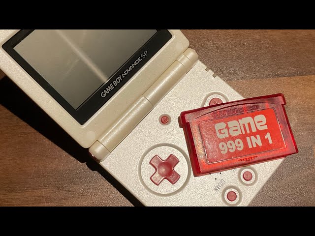 SUPER MARIO GAMEBOY ADVANCE SP WITH 999 GAMES!