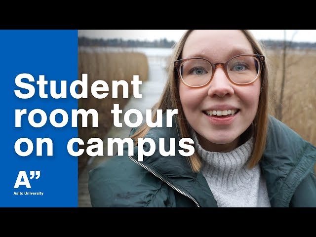 Student room tour at Aalto Campus