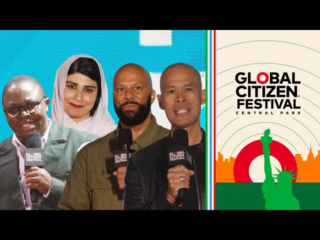 Common Joins Human Rights Defenders & Activists in Call for Equity | Global Citizen Festival 2023