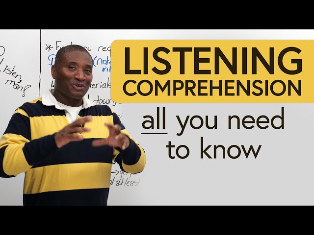 LISTEN & UNDERSTAND: How to improve your listening comprehension in English