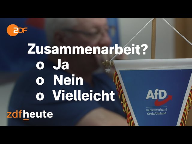 CDU und AfD in Thüringen: Zusammenarbeit in Kommunen unausweichlich? | Länderspiegel