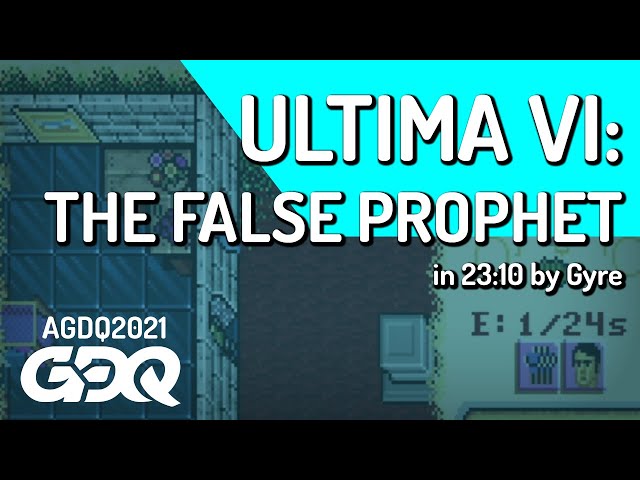 Ultima VI: The False Prophet by Gyre in 23:10 - Awesome Games Done Quick 2021 Online