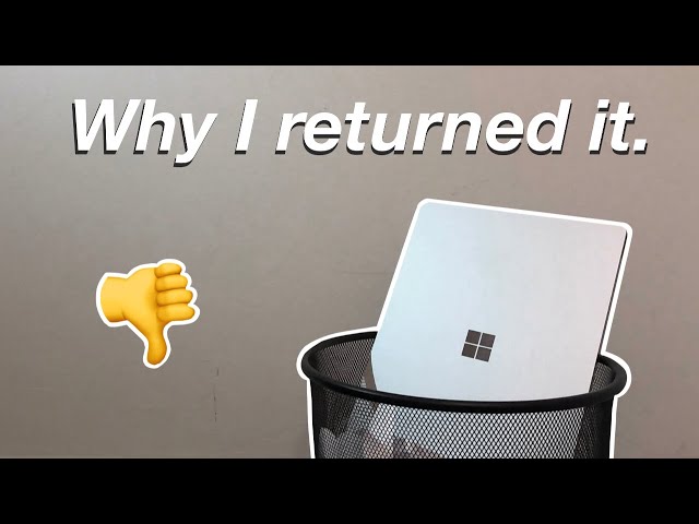 Don't buy the Surface Laptop Go... (student review)