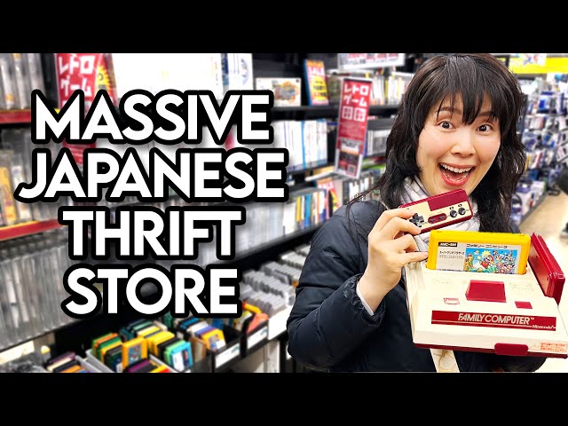 Inside A MASSIVE Japanese Thrift Store!