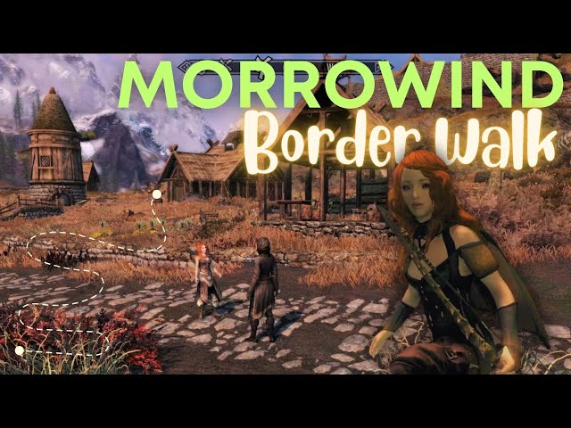 Skyrim Walks: Journey to the Morrowind Border ft. Auri | Song of the Green