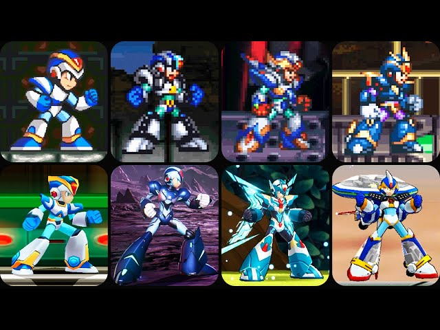Evolution of Mega Man X Armors