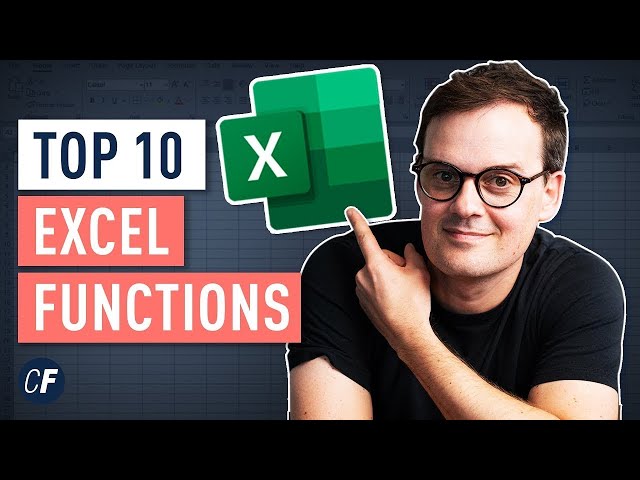 The 10 Most Important Excel Formulas and functions - Made Easy! (2024)