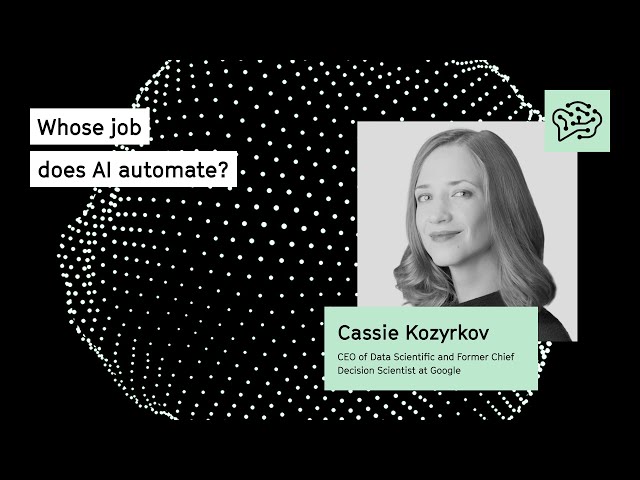 Whose job does AI automate? | Cassie Kozyrkov