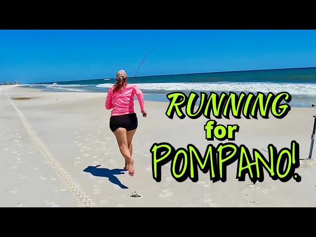 GIRL catching POMPANO in FLORIDA!