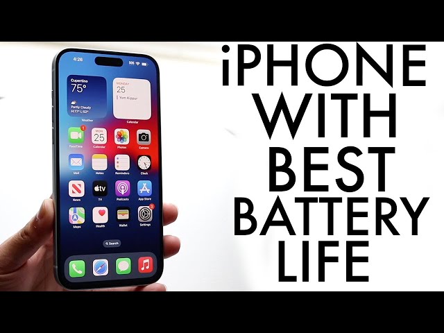 iPhones With The Best Battery Life! (2024)