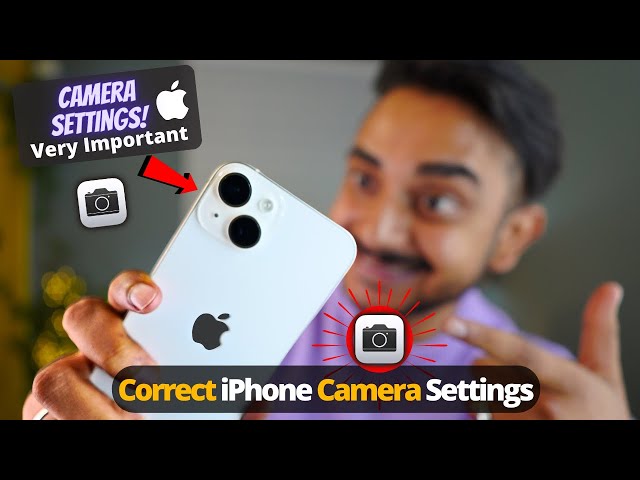 Best iPhone Camera Settings🔥| Correct iPhone Camera Settings | iPhone 14 (2024)