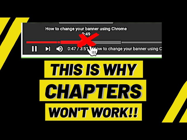 TIMESTAMPS: How to Add and Fix Video Chapter Markers Not Working