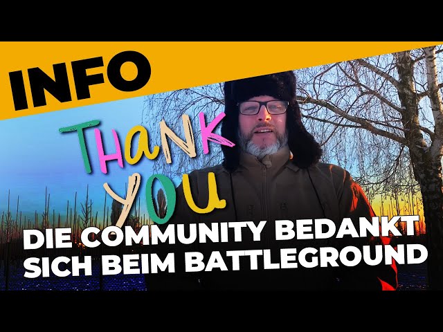 Die Community sagt Danke!