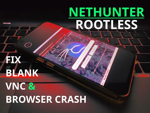 Fix Blank screen VNC in Nethunter Rootless | fossfrog