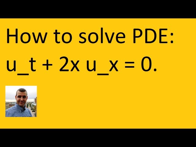 How to solve PDE via directional derivatives