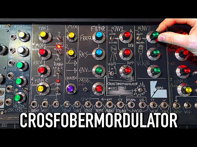 THE CROSFOBERMORDULATOR -  DO IT YOURSELF FULL KOSMO SYNTH VOICE