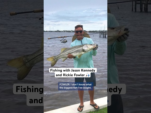 Jason Kennedy meets up at Rickie Fowler’s house for some fishing 🎣