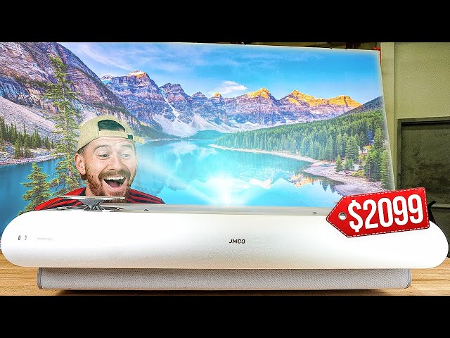 Unboxing A $2099 4K Laser Projector!