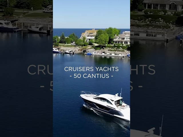 Cruisers Yachts 50 Cantius! 🛥️✨ #boattest #cantius50